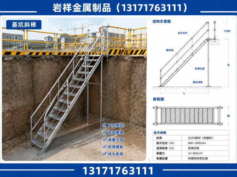枣强县基坑斜梯展示图